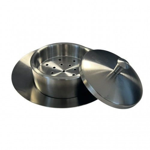 Stainless Steel Butter Dish with Lid, Elegant Multi-Purpose Butter Keeper with Draining Tray and Storage Plate - Ideal for Kitchen, Countertop, and Dining Table Use Stainless Steel Butter Dish with Lid, Elegant Multi-Purpose Butter Keeper with Draining Tray and Storage Plate - Ideal for Kitchen, Countertop, and Dining Table Use